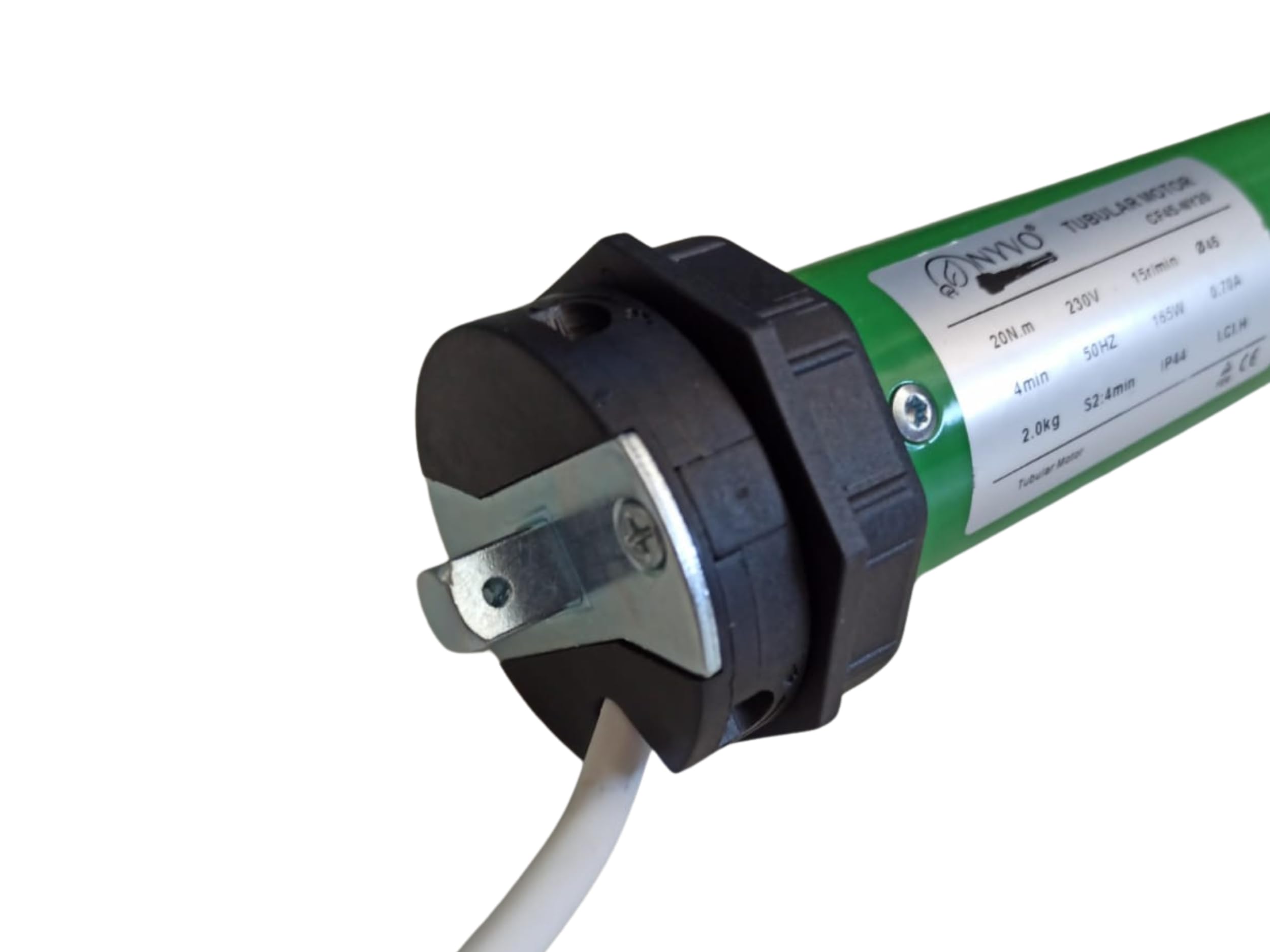 Motore per tapparelle elettriche 60 kg - 30 Nm RISPARMIO ENERGETICO con Kit Mini Centralina Esterna e Telecomando per rendere il Motore Radiocomandato completi di accessori e istruzioni