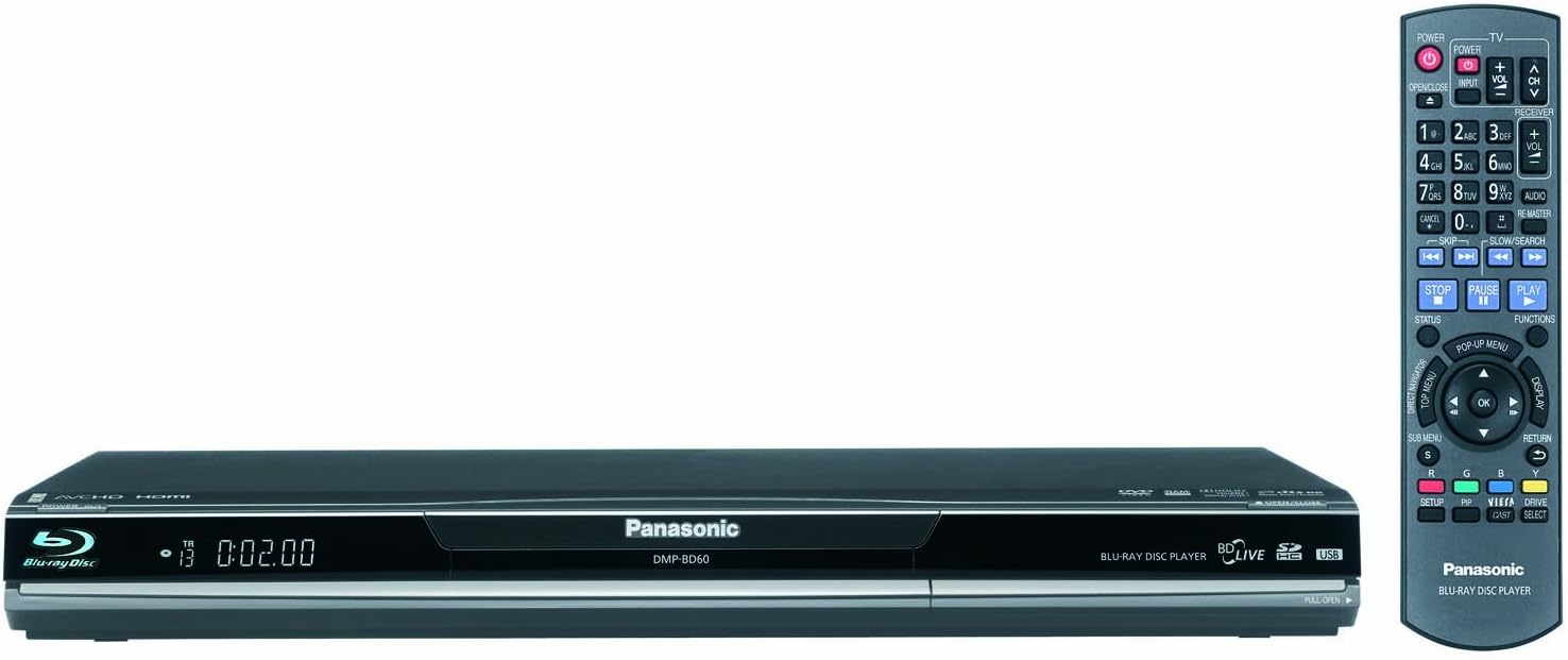 Panasonic DMPBD60 Bluray Disc Player (Black) Electronics