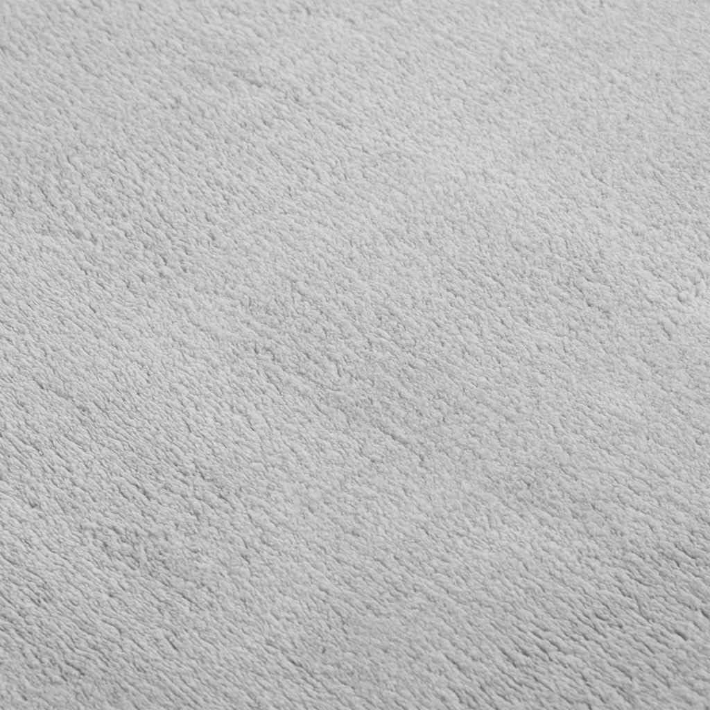 vidaXL Tapis Shaggy Doux Lavable 160x230 cm Antidérapant Gris