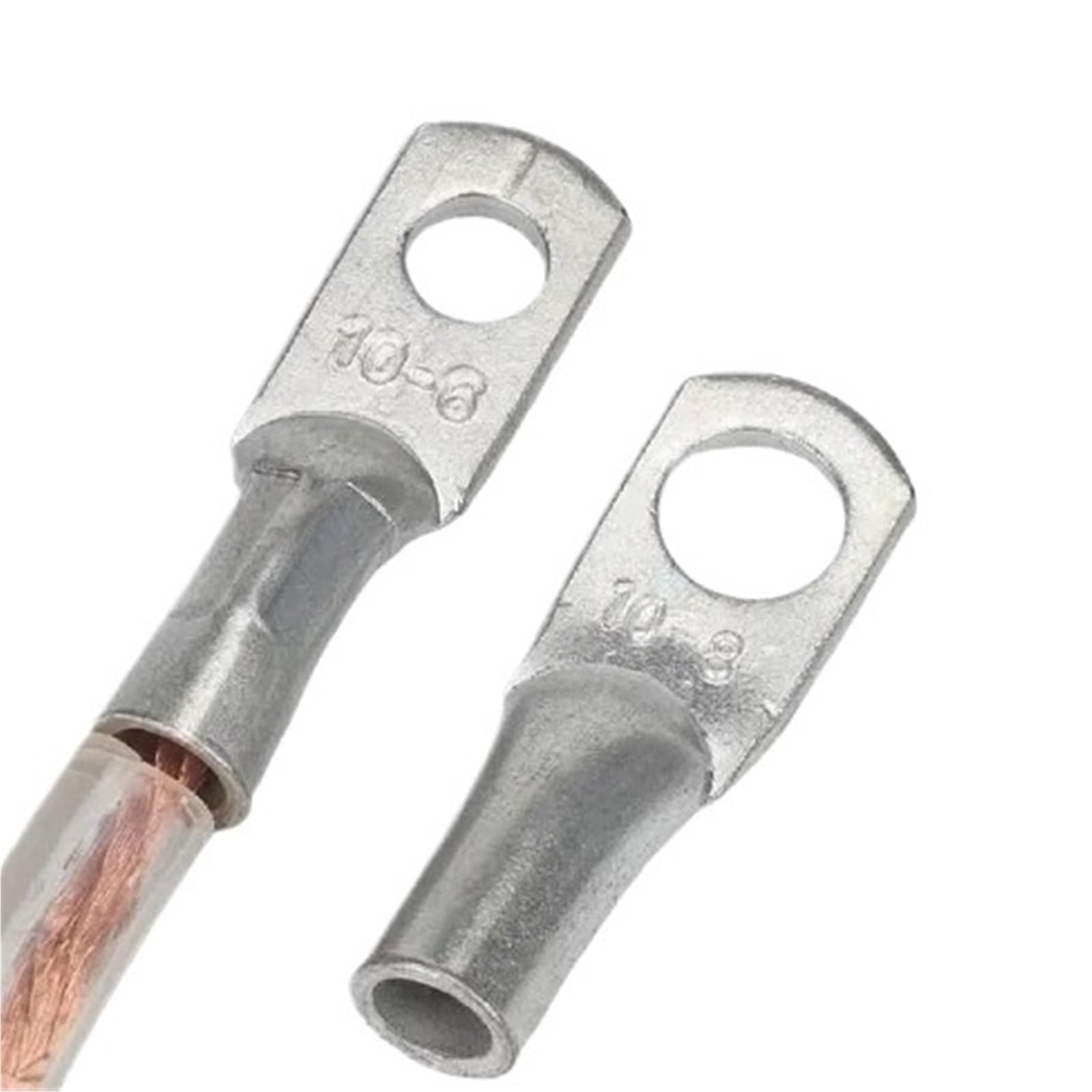 Sndisnv One Color 5Pcs Crimp Terminal Copper For Ships Marine Wire Cable Lug For Electrical Connection Wiring Aperture For Electric, Auto, Boat, Car