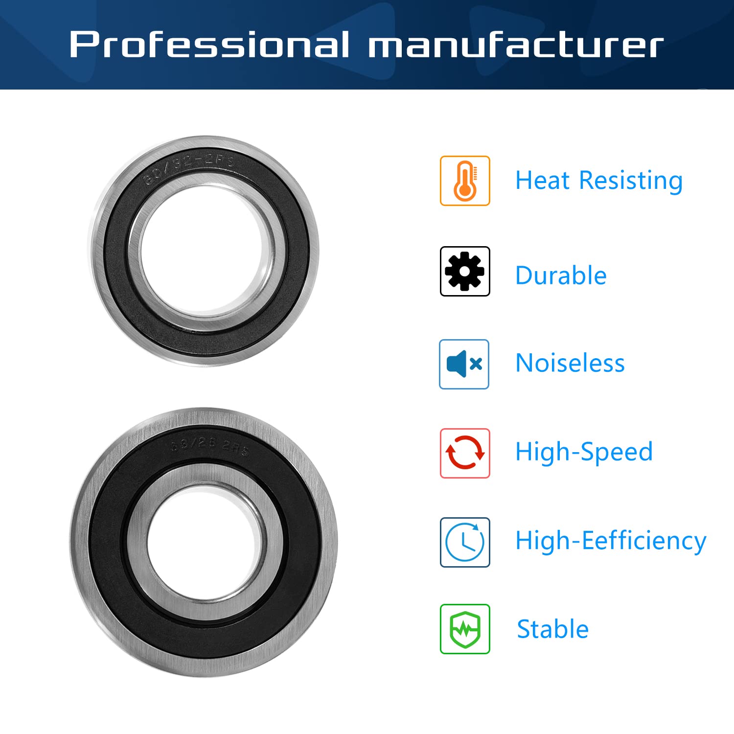 Rear Left Axle Wheel Bearing & Seals Kit For Honda Rancher 420 TRX420 (2014-2024 Models)