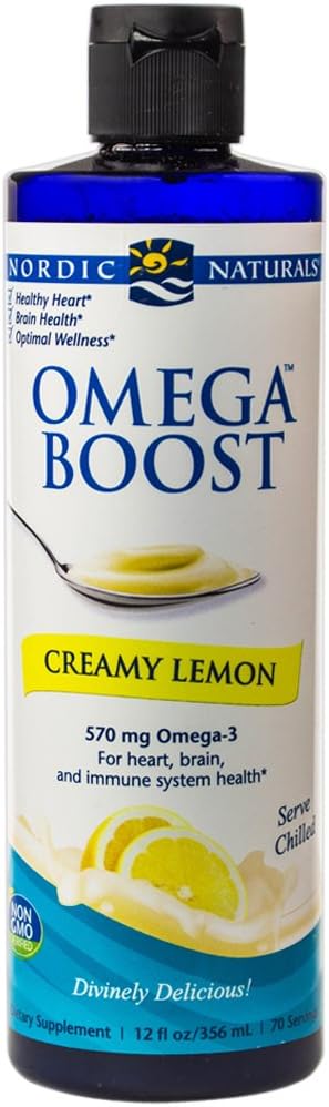 Nordic Naturals - Omega Boost - Creamy Lemon - 12 fl oz - Liquid