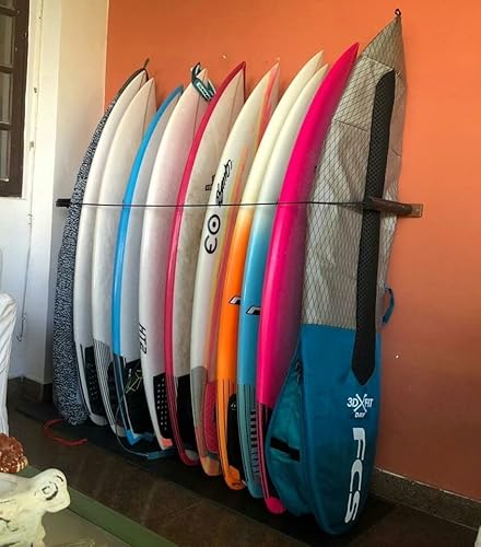 Rack na vertical Para 4 Pranchas de Surf