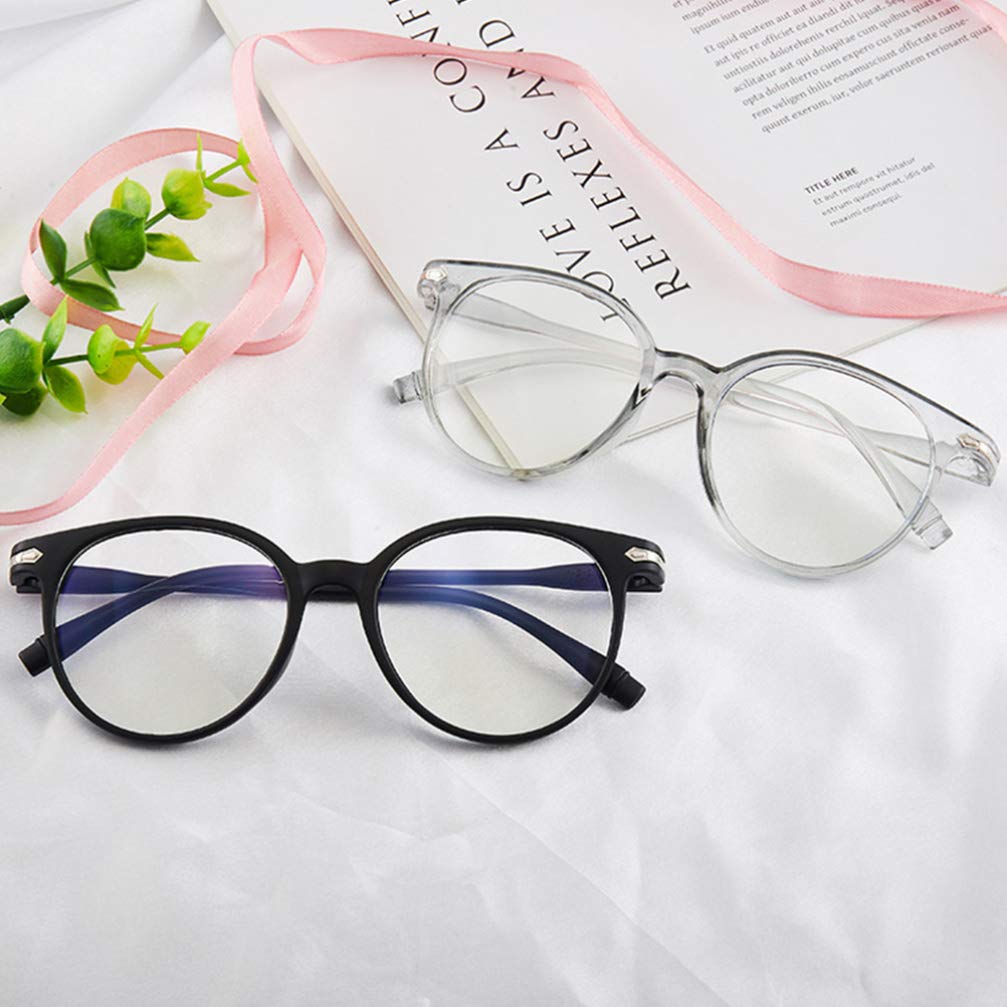 Vintage Oval Clear Glasses NonPrescription Eyeglasses, 52 OFF