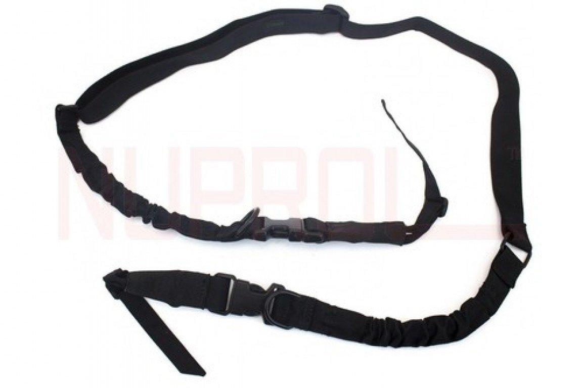 Nuprol Two Point Bungee 1000D Sling, Black