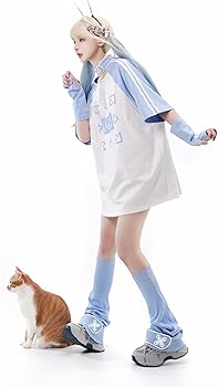 Amazon | [Gablcad] 地雷系 服 Tシャツ レディース 水色 地雷 矢印