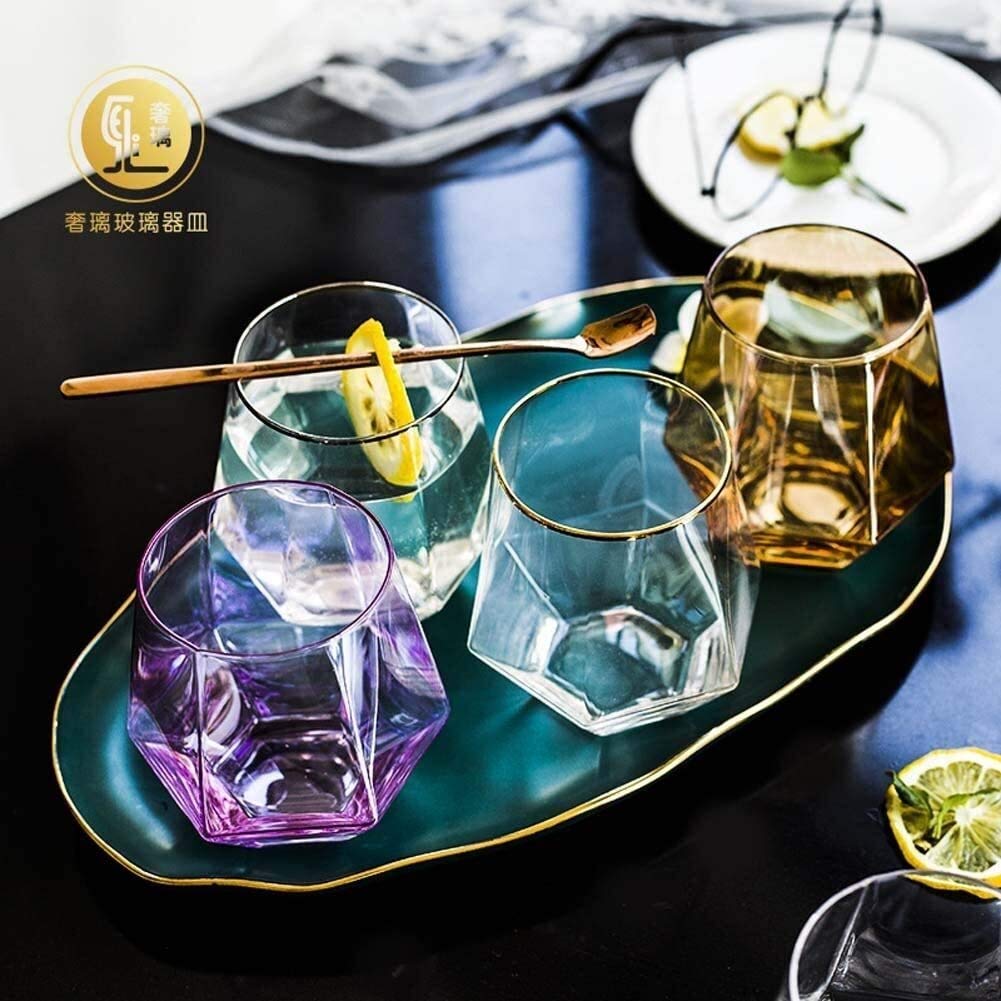 Estante para vino Decantador de whisky Juego de 2 vasos de whisky Vasos de agua potable premium irrompibles Vaso transparente de 300 ml Perfectamente ponderado para bebidas cortas Seguro apilable (