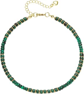 XIJIN Handmade Turquoise Stone Beaded Anklet for Women Boho Beach Ankle Bracelet Natural 4mm Beads Adjustable Jewelry Gift