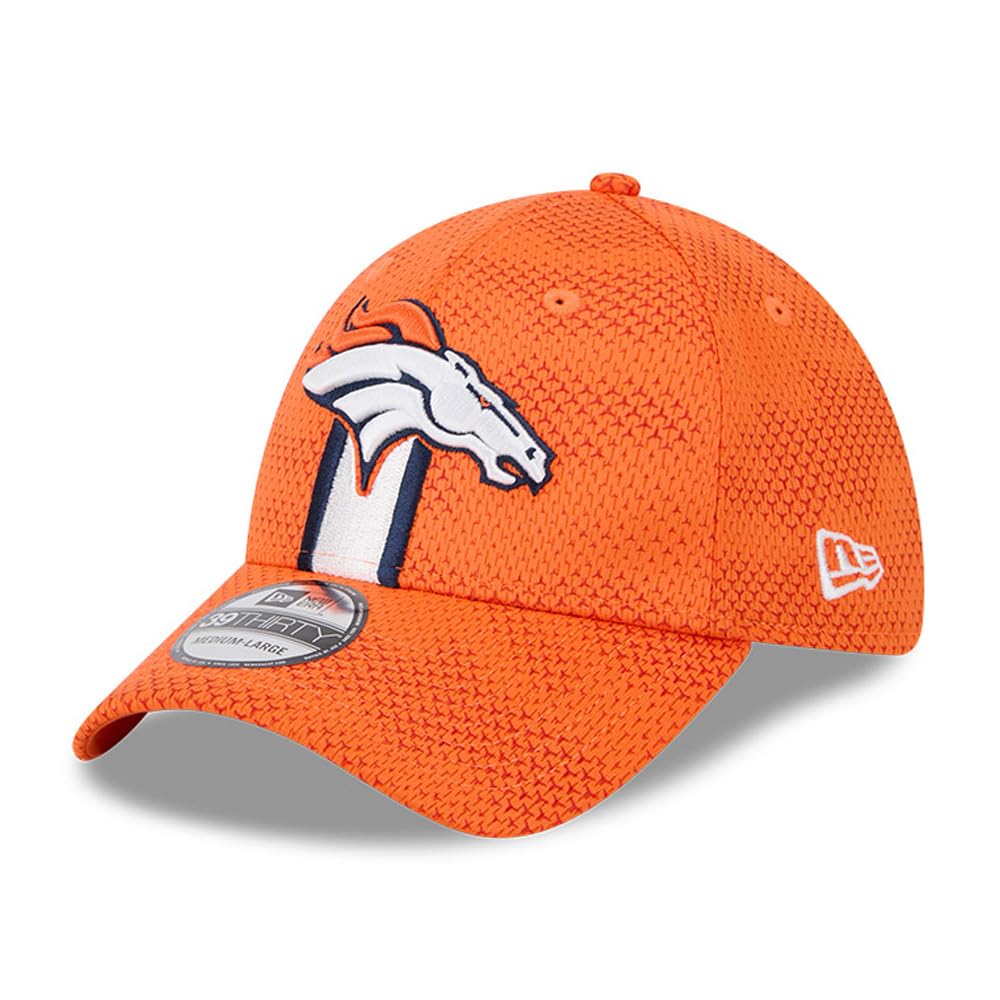 New Era Men's Orange Denver Broncos 2024 Sideline 39THIRTY Flex Hat