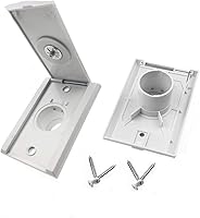 Vista 8 de Válvula de entrada de vacío central para aspiradora central Nutone Blanco - Paquete de 2..