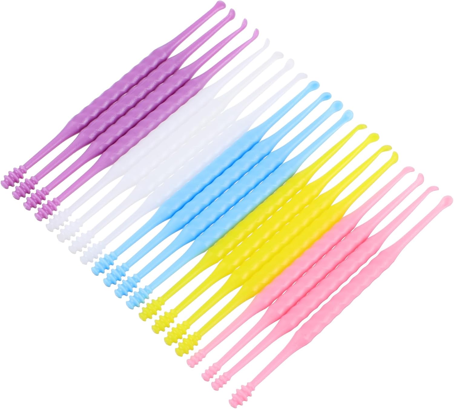 4sets Essential Ear Care Kit Spiral Ear Picks and Cleaning Tools Lightweight Durable for Daily Use 20pcs*4