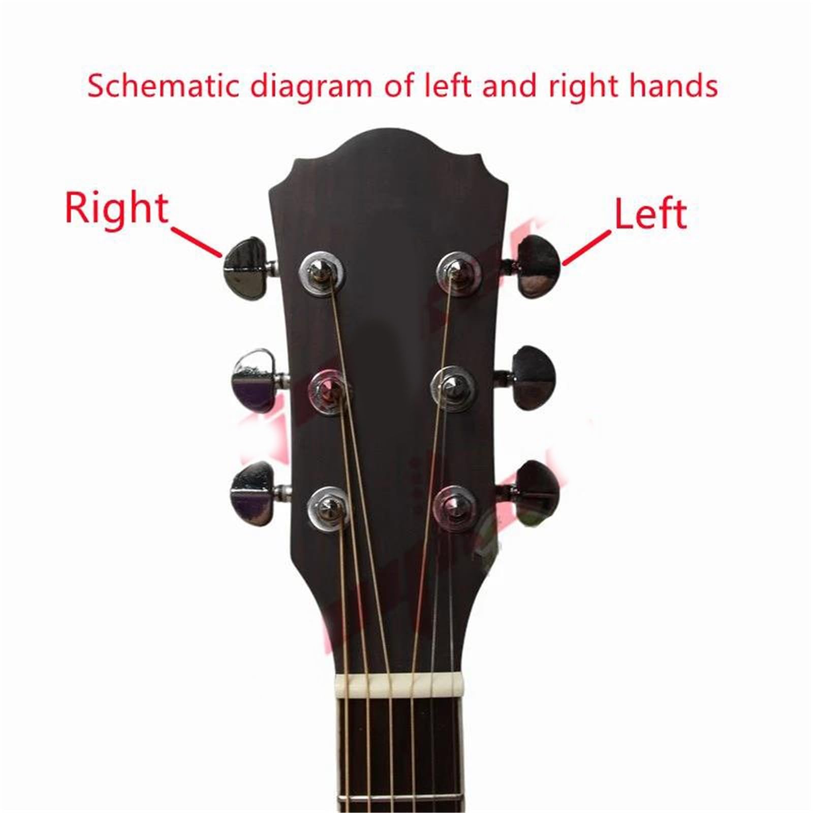 Gitarrenwirbel 6L Bronze-Mechaniken Für E-Gitarren Passend Für ST TL SG LP Und Andere Modelle