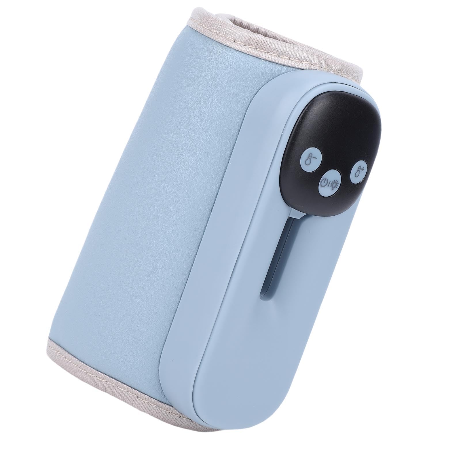 Calentador de Biberones Portátil para Viajes, Calentador de Control de Temperatura Inteligente de 11 Temperaturas con Luz Nocturna, de Biberones de Calentamiento Rápido con Batería de 8000