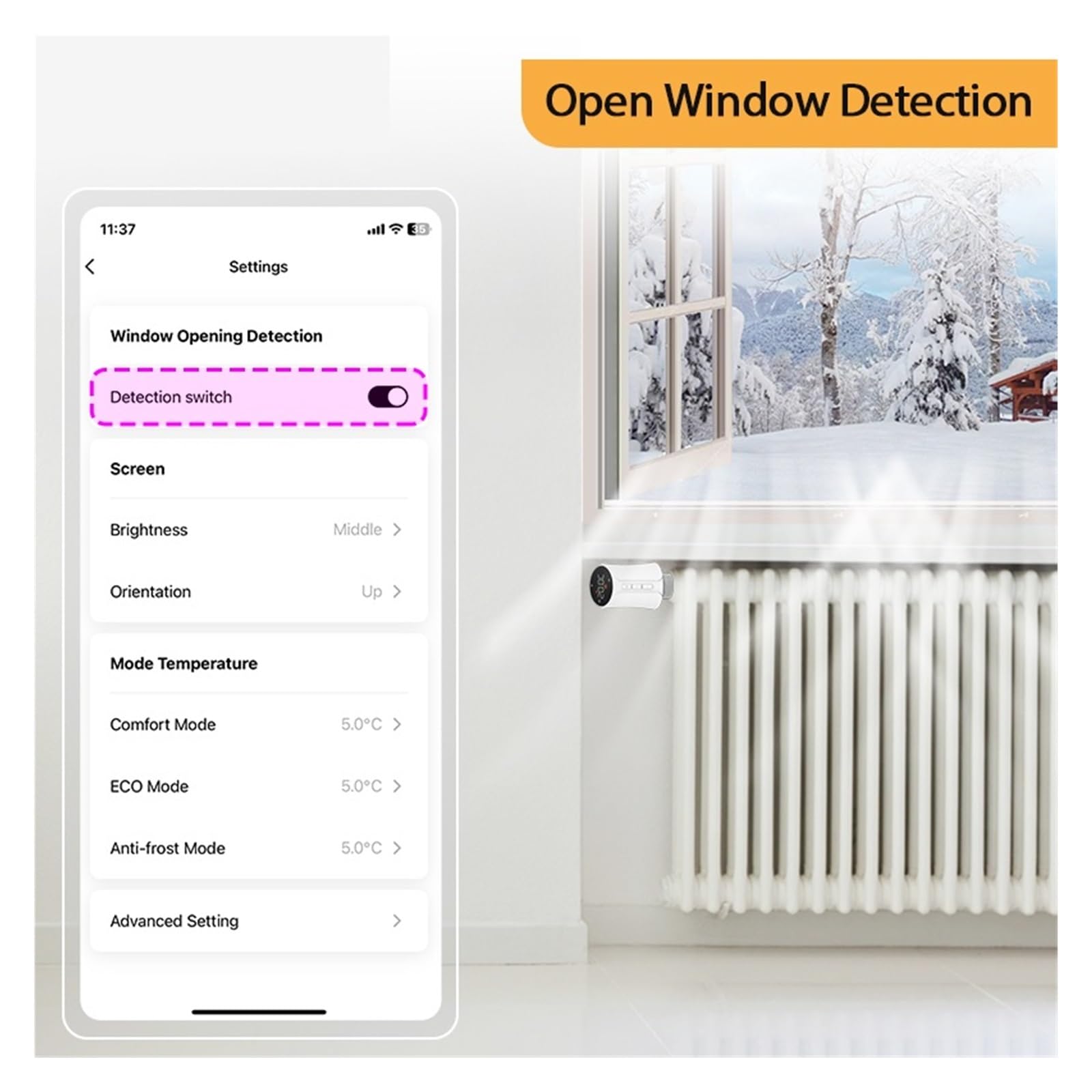 Tuya TRV WiFi Zigbee Termostat Inteligentna Głowica Termostatyczna Siłownik Zaworu Grzejnikowego Kontroler Temperatury Ogrzewania OszczęDza Energię I Koszty Ogrzewania(3pcs-WiFi)