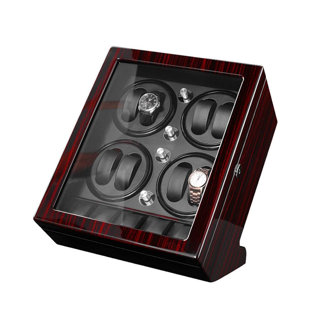 WMYYZYQ automatic watch winder box 5 rotation modes with piano lacquer floor wood storage showcase,C-A