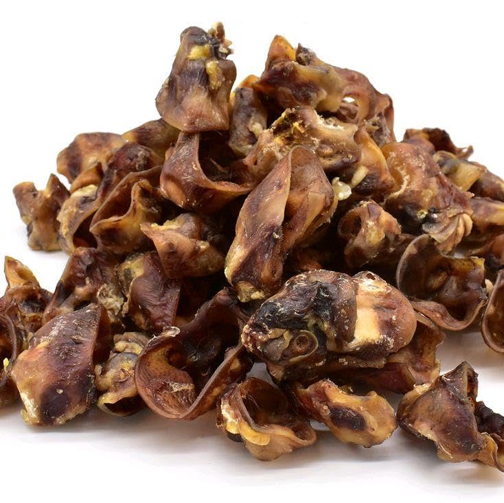 Pork Crunch - Pig Inner Ear - - 1kg - Dog Treats - High in Protein - Healthy and Nutritious