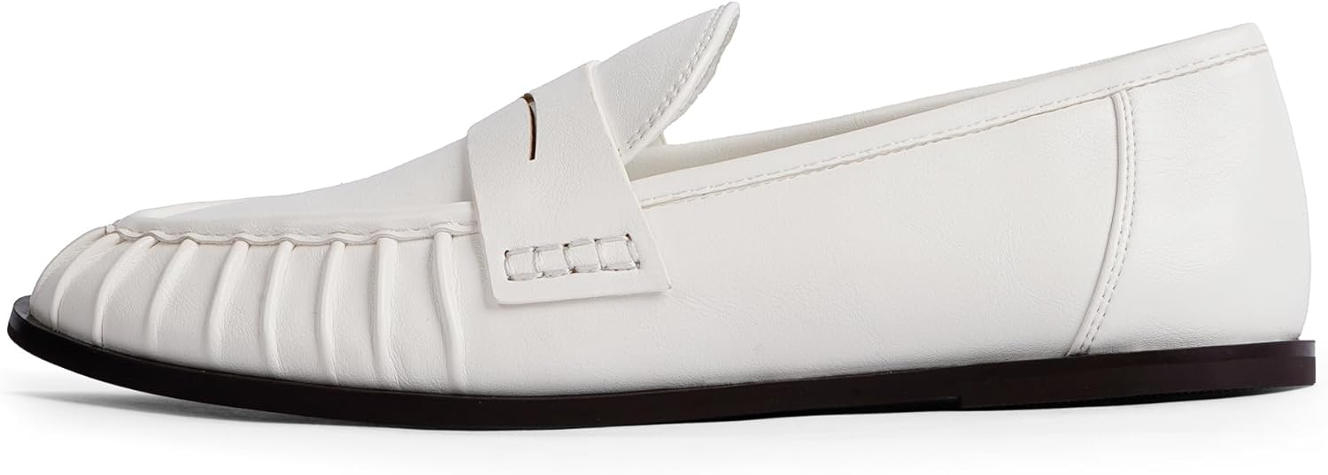 Penny Loafers for Women Flats Shoes Women Dressy Comfortable Moccasins Womens Slip on Loafers Shoes Comfortable Work Flats