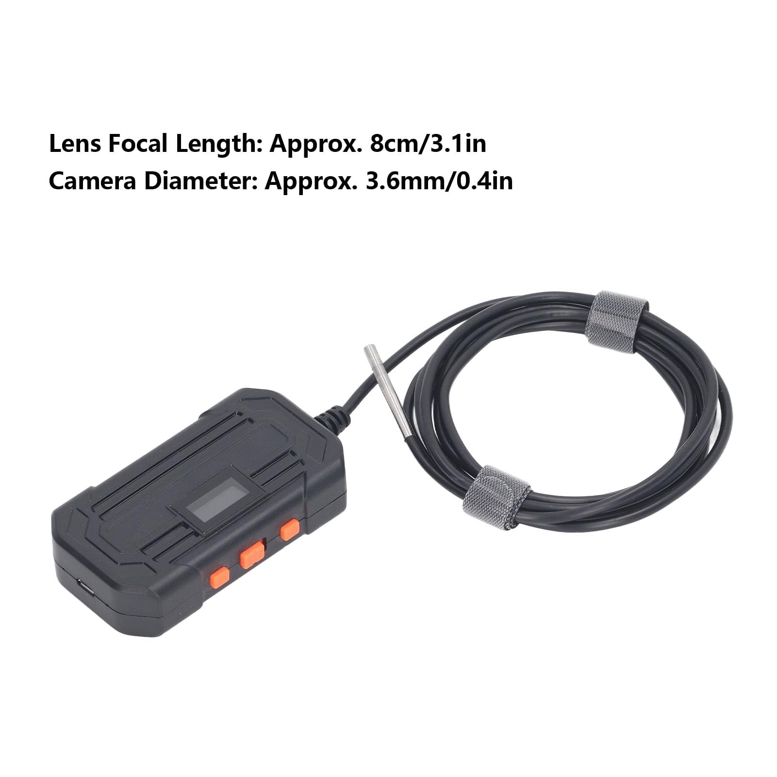 Flexibel Endoskop Kamera Wasserdicht IP67 Rohrkamera mit 3,6 mm Objektiv und Zusatzlicht (10 m / 32,8 Fuß)