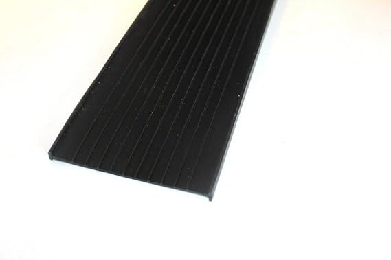 4 T-Style Premium Rubber Garage Door Bottom Seal- 1/4 'T' Style- 9' Wide Door