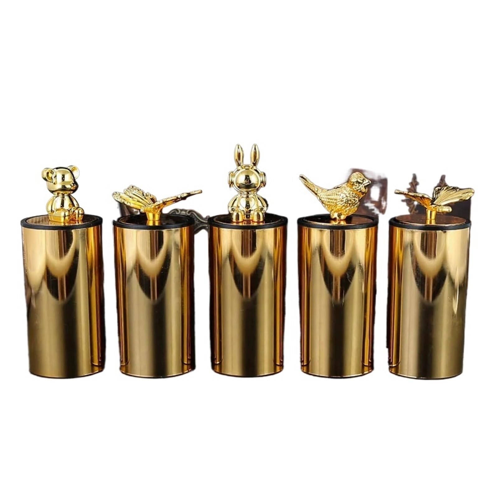 PSNKLMM 1pc Animal Design Toothpick Box, Metal Creative Holder, Table Storage(Toothholder-4)