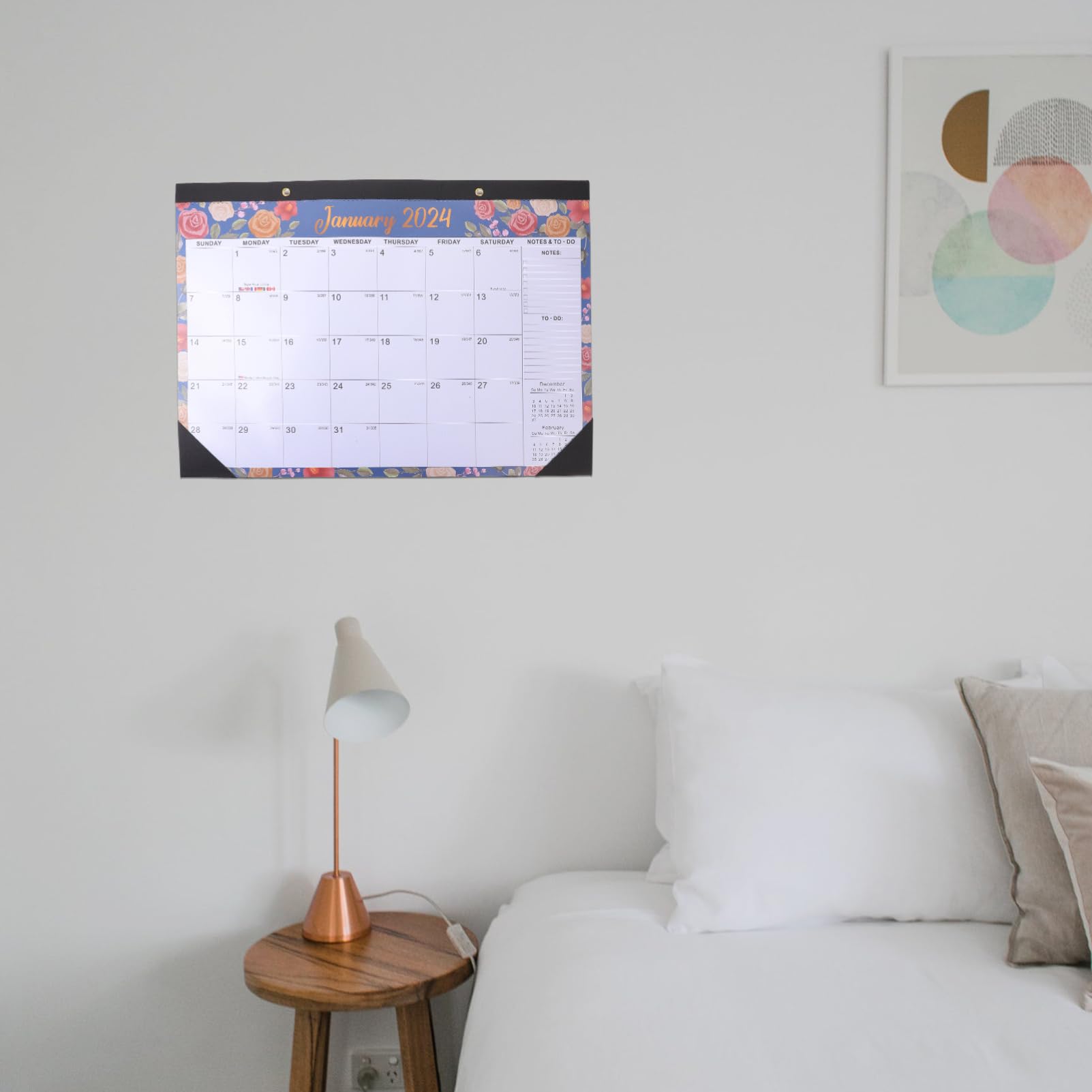 SHINEOFI 3pezzi Appendere Per e Casa Pianificazione Mensile Design Del Gennaio Giugno