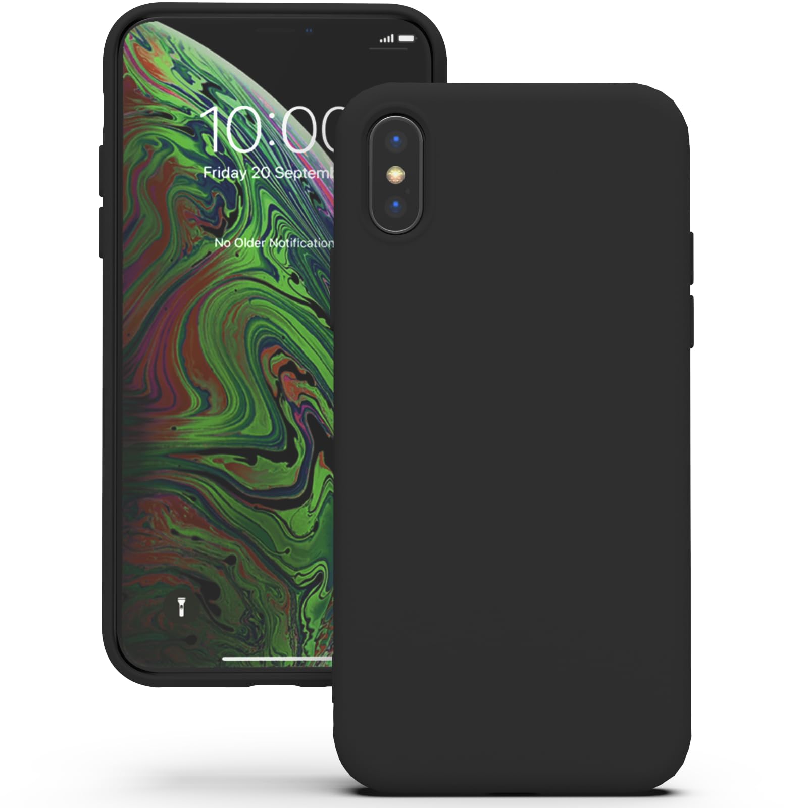 YATWIN Silicone Case for iPhone XR, Soft-Touch, Shockproof, DustProof, Antiskid Full Body Armour Phone Cover for Apple iPhone XR - Dark Green — view 256