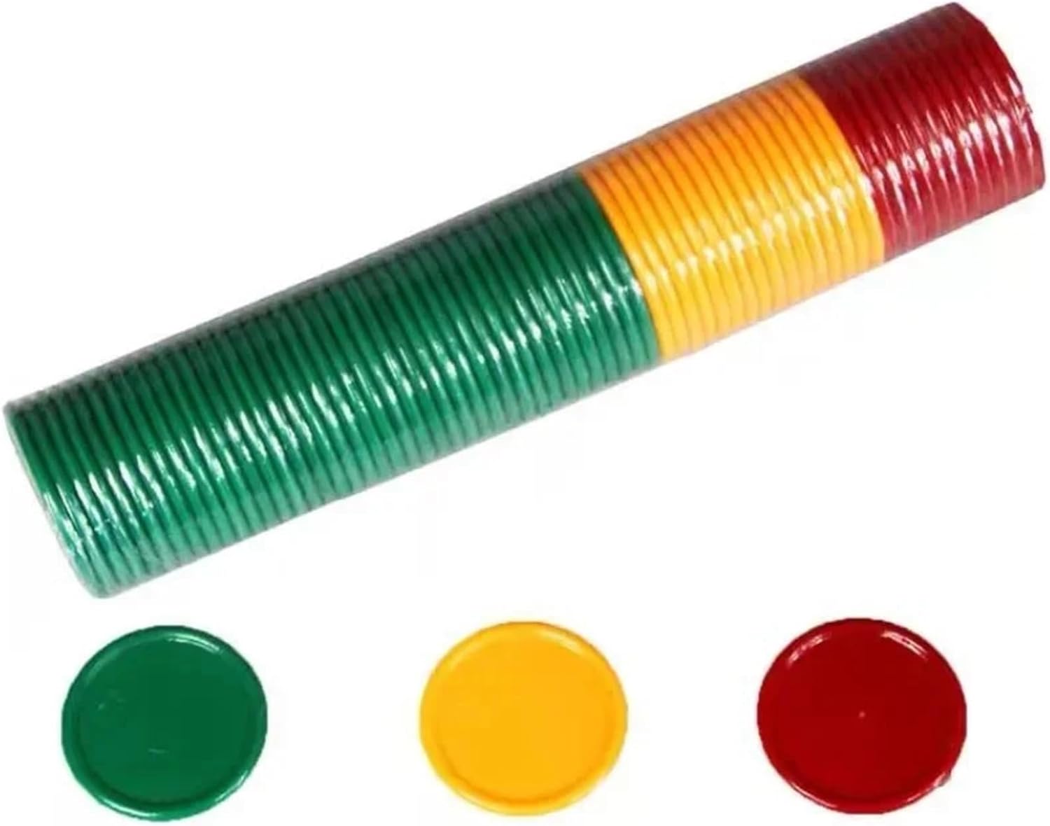 Plastic Poker Chips 2sets 136pcs Poker Chips 3.2cm Plastic Chips Set for Entertainment Board Game Chess Room Kids Early Education Tools