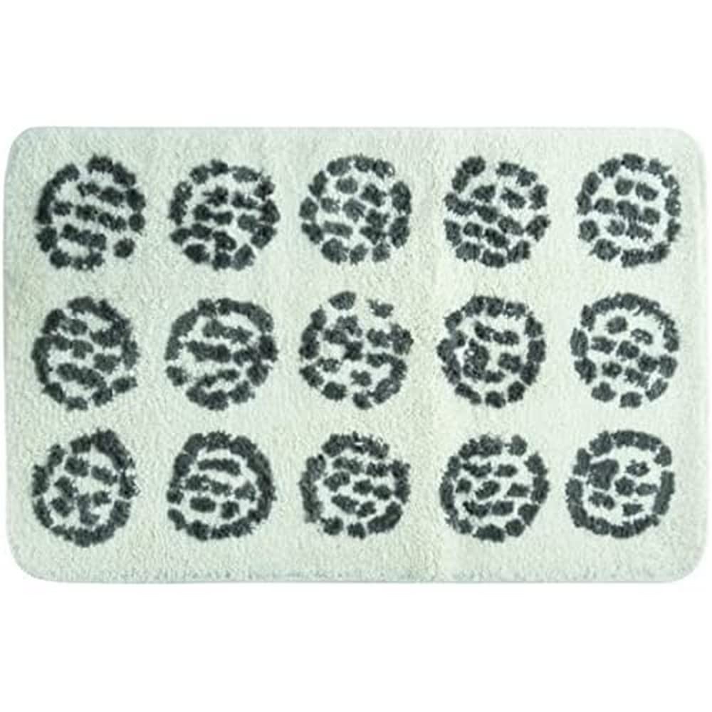 Tapis de bain microfibre Begonia 50x80 pour sol sec et anti-froid