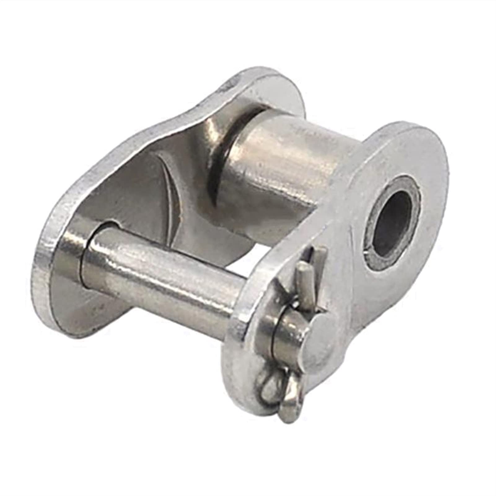 Cadena de transmisión industrial 08B-1 paso 12.7mm con eslabón conector cerrado de acero inoxidable