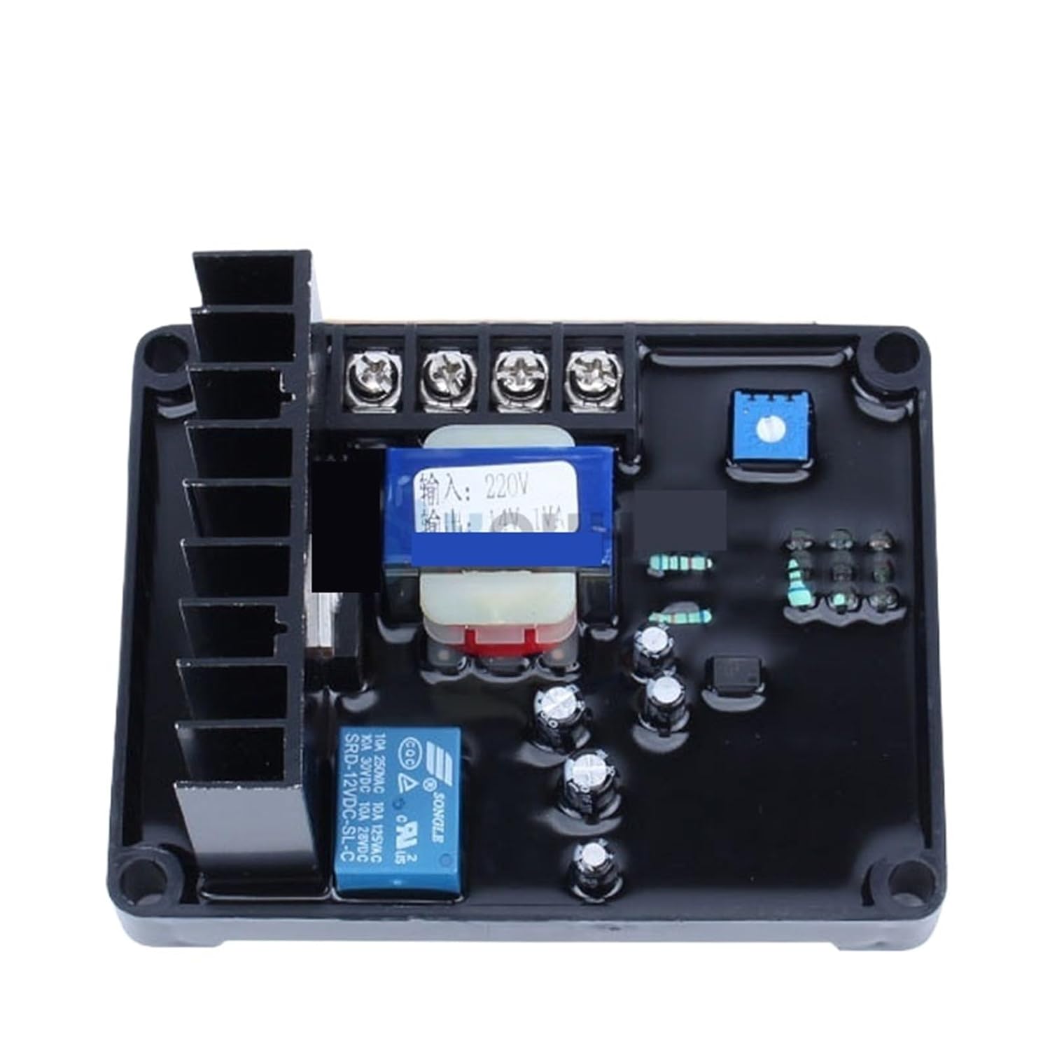 1pcs GB160 GB170 220V 380V 30KW GB160C GB170C GB170W Generator Stabilizer AVR Automatic Voltage Regulator Brush Diesel(1 Phase 220V GB160)