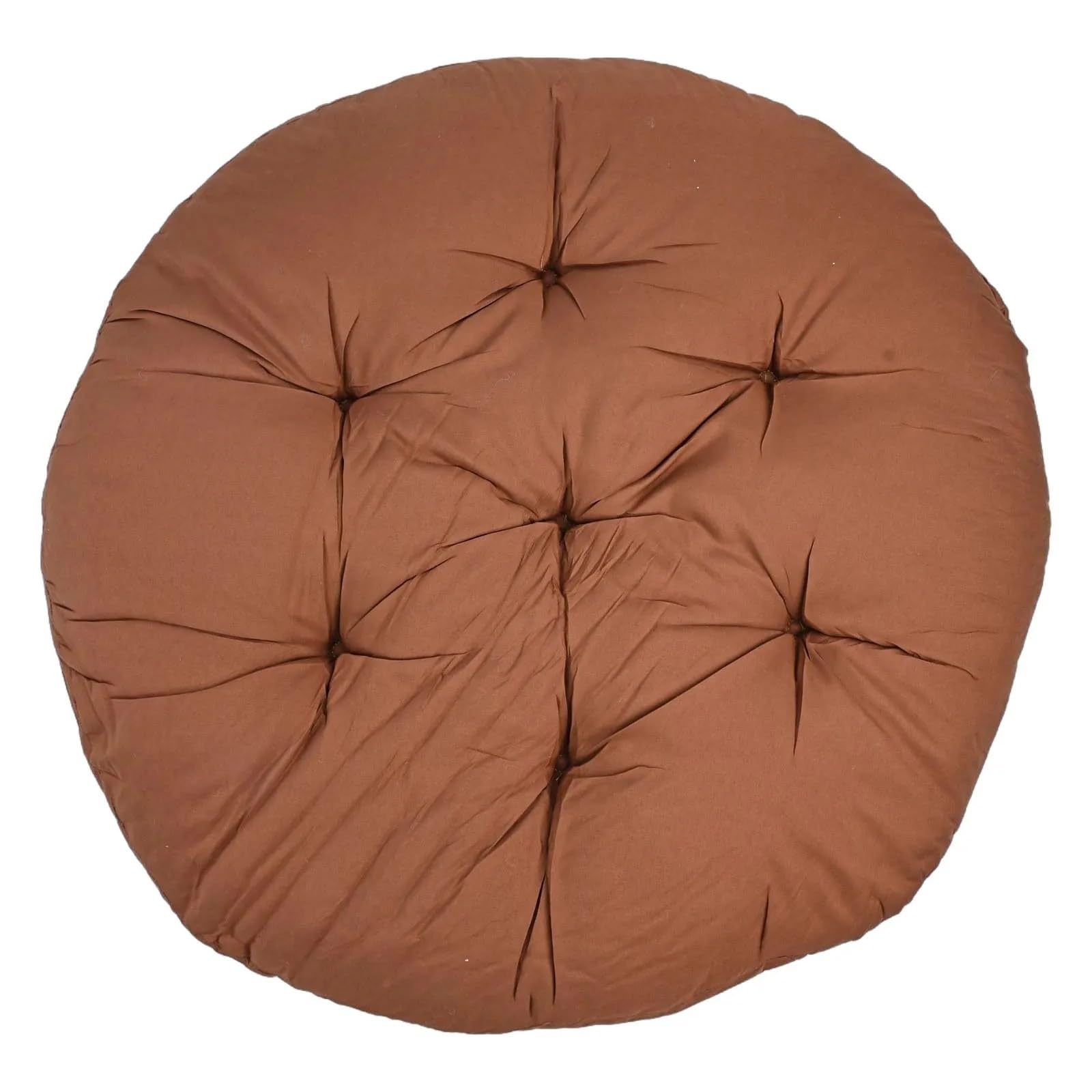 Bflcwstd Brown Egg Chair Cushion Hanging Basket Chair Cushion, Round Egg For Rocking Kitchen 50X50cm Home Supplies(Brown)
