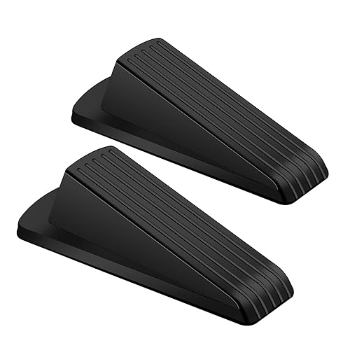 Door Stoppers for Bottom of Door, Premium Rubber Door Stops