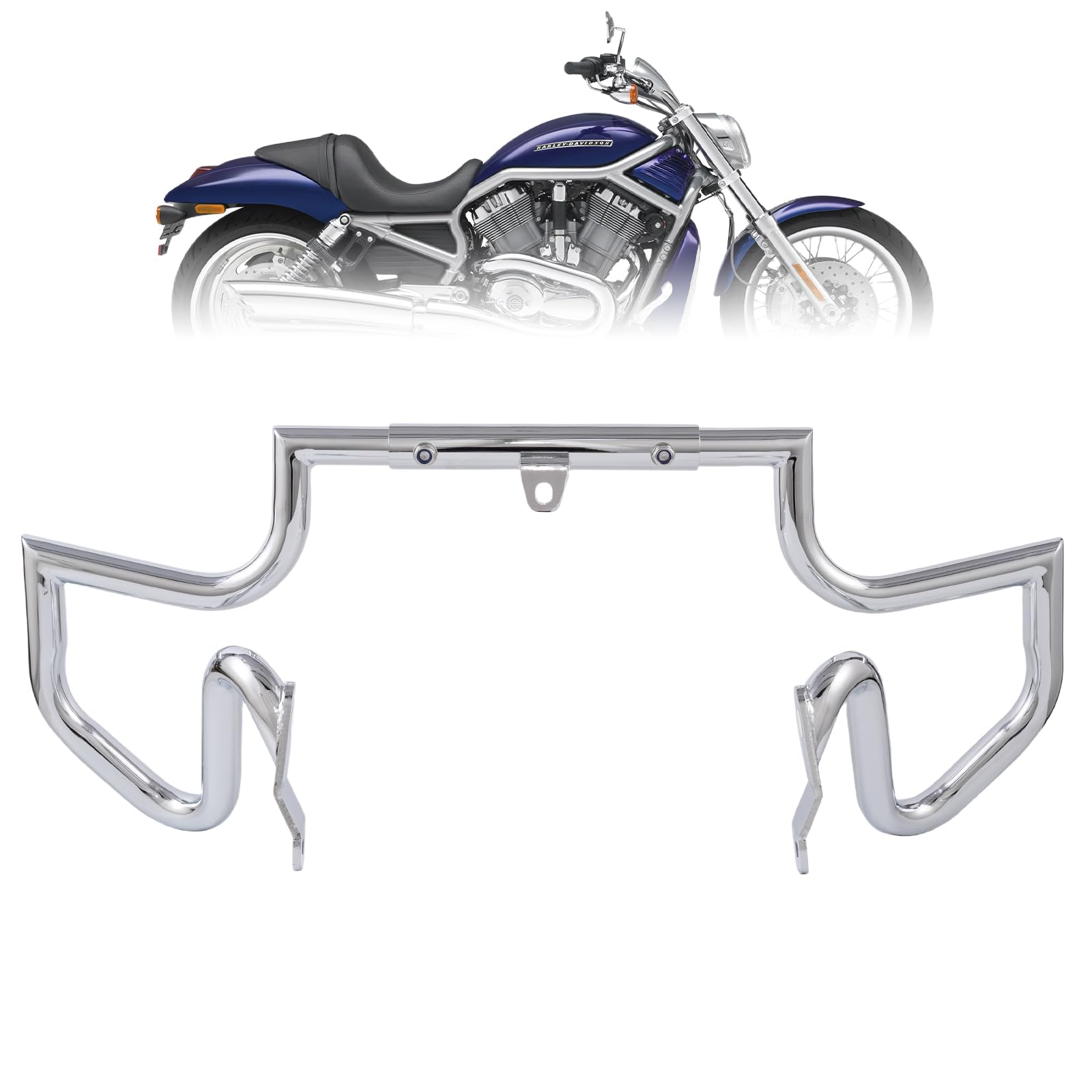 Amazon.com: Kinglemc Crash Bar Engine Guard Highway Freeway Bar