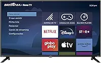 Smart TV 42” Britânia Roku TV Dolby Audio BTV42G6FR2CP