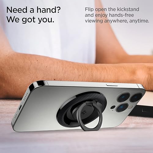 Miniatura 4 de Spigen para MagSafe Soporte de Agarre para Teléfono, Anillo O-Mag (MagFit) Compatible con iPhone 171615141312 AirProPro Max, Pixel 10 Series,