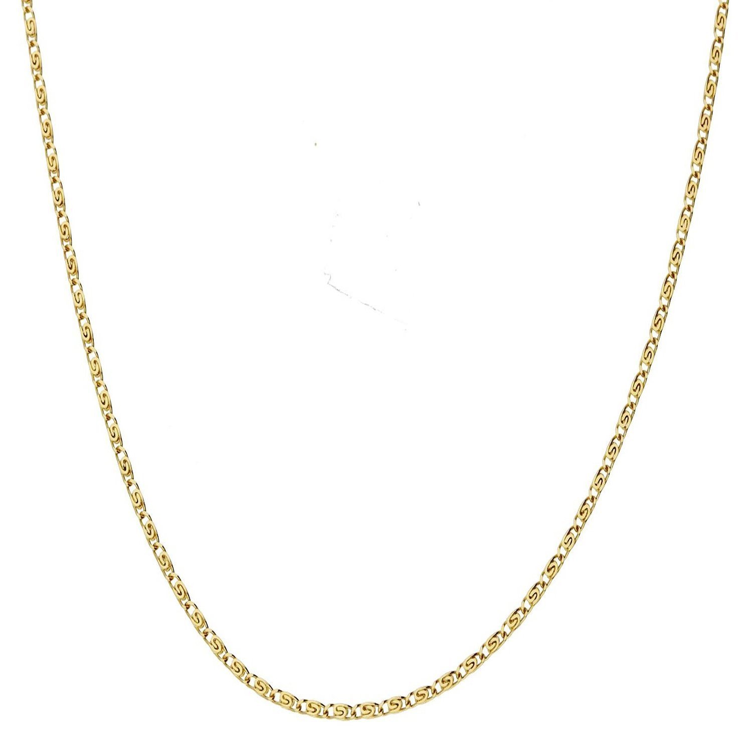 PRINS JEWELS 14 Karat 585 Gold S-Panzerkette Gelbgold Kette Unisex – Breite 3.50 mm - Länge wählbar