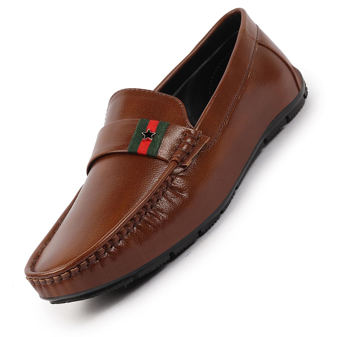 FAUSTO Basics FST FOBMC-1008 TAN-42 Mens Tan Textured Outdoor Classic Moccasin Loafer Shoes (8 UK) (B0B636JK6G) Amazon Price History, Amazon Price Tracker