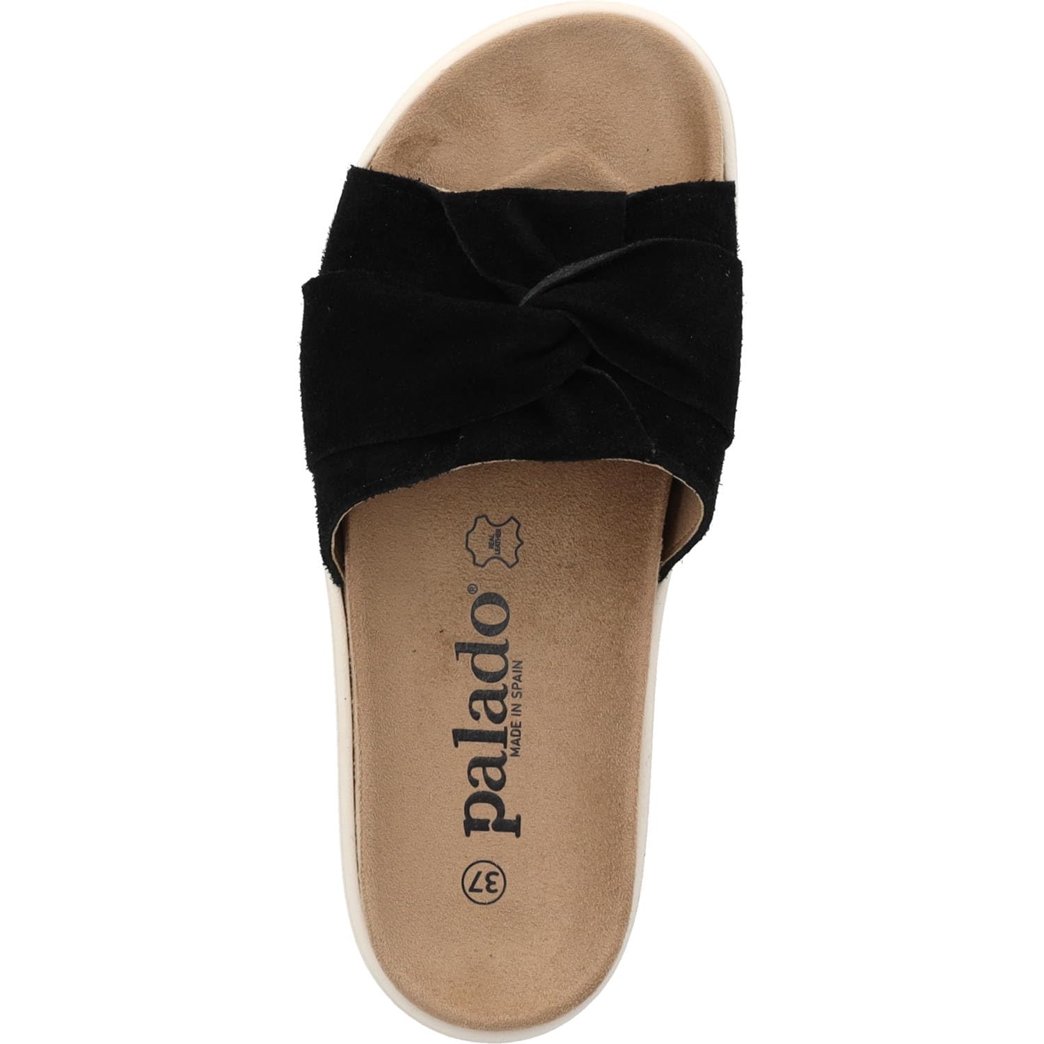 Palado Damen Plateau-Pantoletten Omayra - bequeme Sandalen Made in Spain - Hausschuhe mit Plateau-Sohle - modische Sommerschuhe