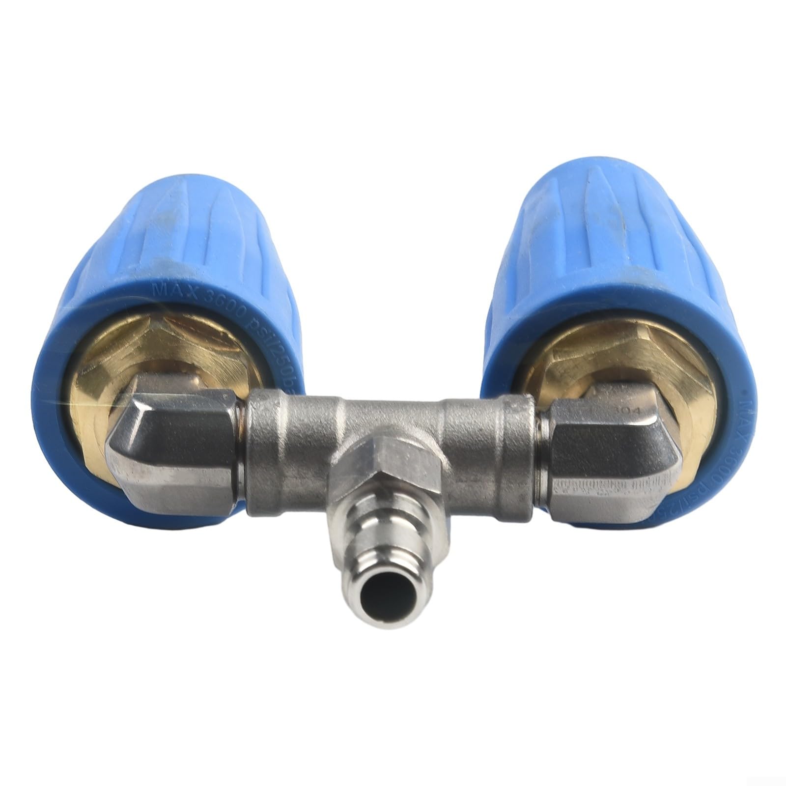 Rondella ad alta pressione Rotante Dual Turbo Ugello Spray Tip1/4 "4000PSI 4-6GPM, Rotante Doppio Turbo Ugello per Idropulitrice Pistola Spray Accessorio