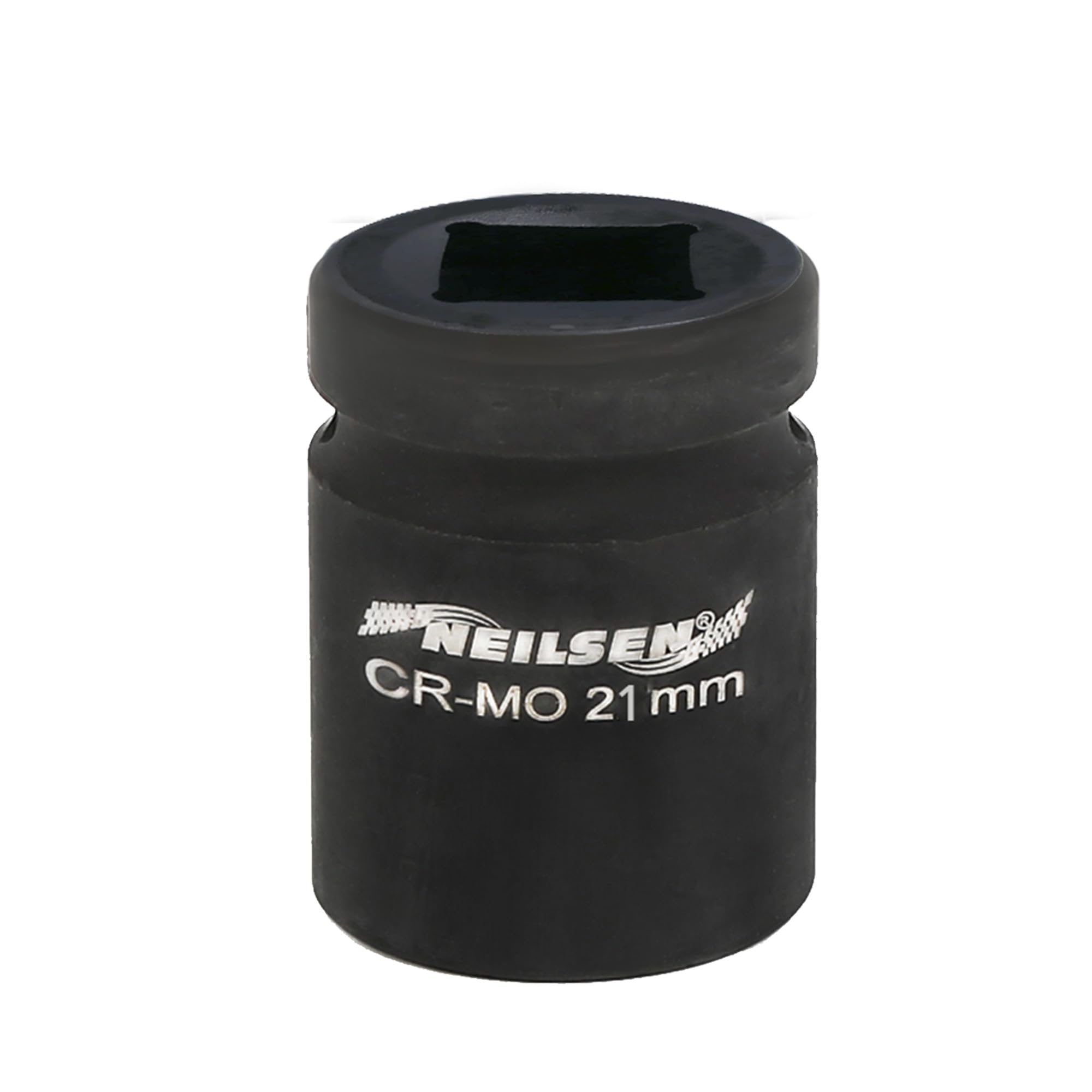 Neilsen CT6481 1/2in Dr Chrome-Molybdenum Impact Socket 21mm - 6 Point Single Hex, Height 38mm