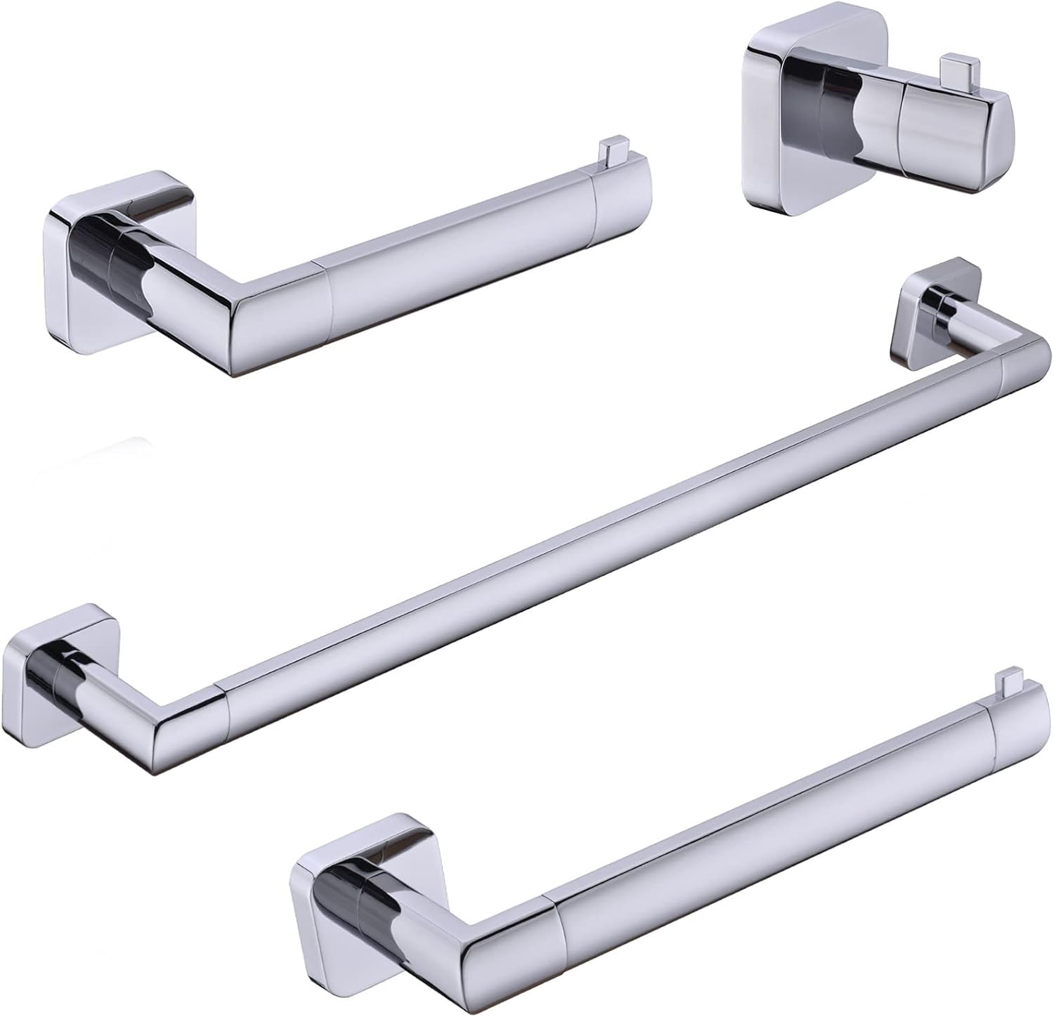 Frее Shірріng оƒƒеr TRUSTMI Bathroom Hardware Accessories Set 4 Piece Oval Shaped Stainless Steel Bath Towel Bar Holder Assemble Wall Mounted, Polished Chrome Frее Shірріng оƒƒеr TRUSTMI Bathroom Hardware Accessories Set 4 Piece Oval Shaped Stainless Steel Bath Towel Bar Holder Assemble Wall Mounted, Polished Chrome