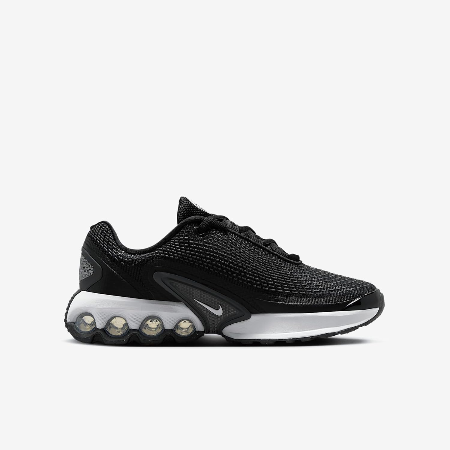 Nike Air Max Dn Big Kids' Shoes (FB8987-007, Black/Dark Grey/Black/White) - Image 3