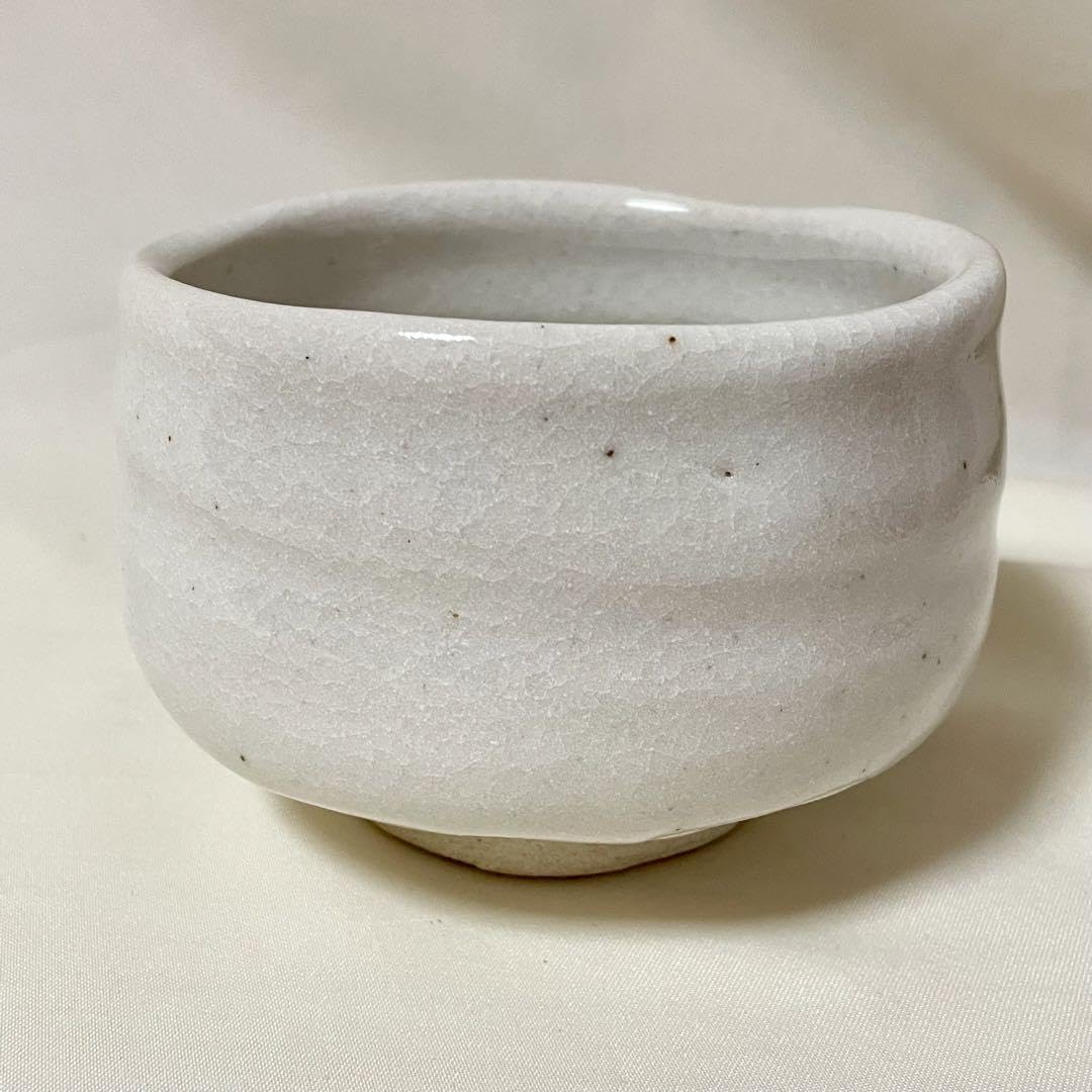 Amazon.co.jp: 薫仙窯 抹茶茶碗 絵志野 白 冬景色 茶道具 : おもちゃ