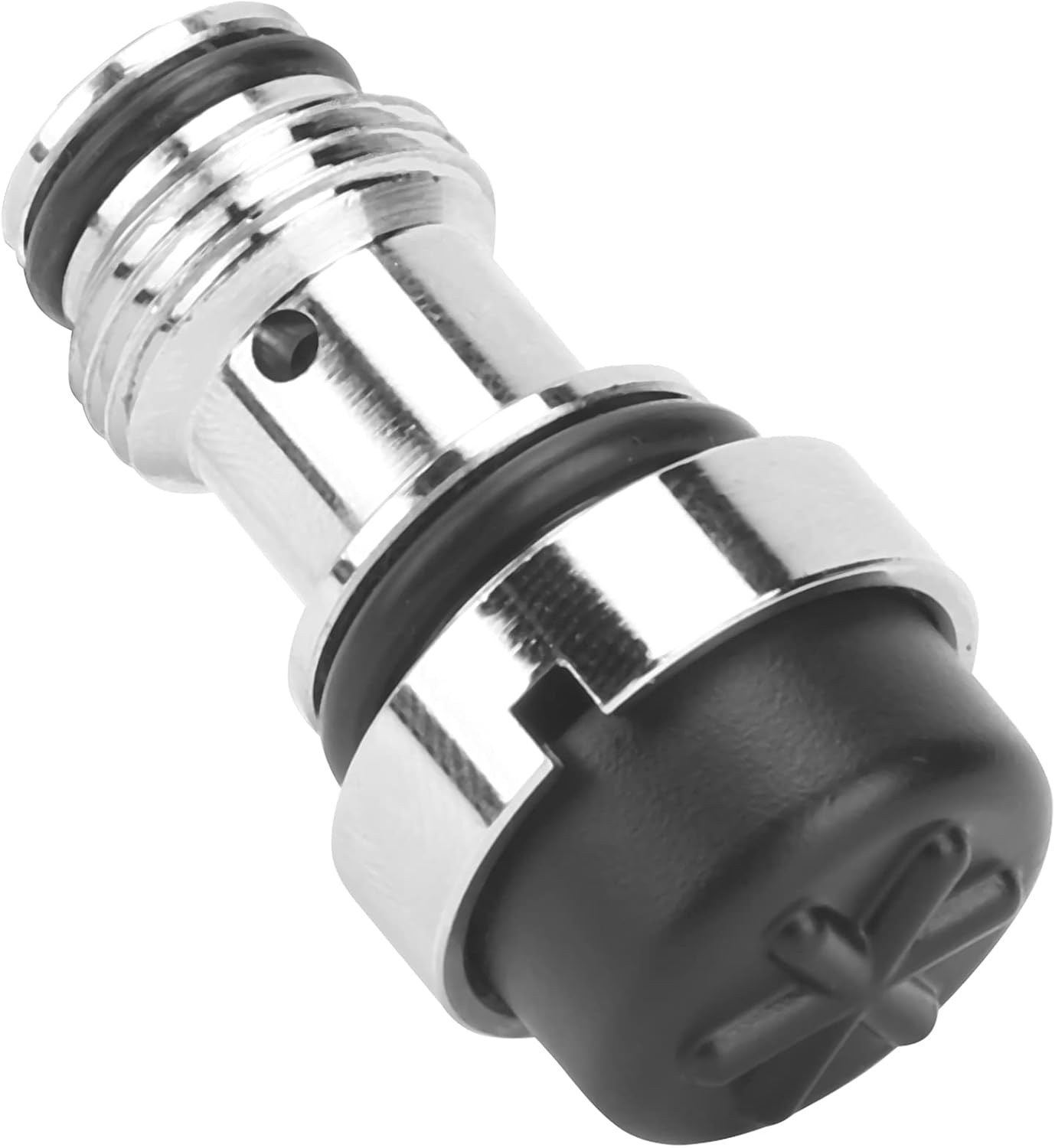Pilipane Scuba Diving Replacement BCD Power Inflator K Shaped Valve Chrome Plated Brass Core Seawater Resistant for Scuba Diving Enthusiasts