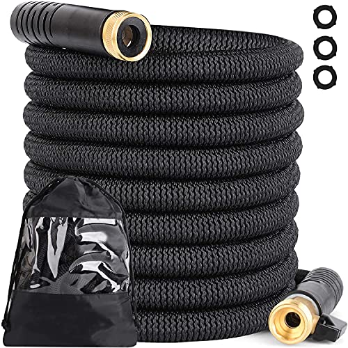 EasyJoy 100FT Expandable Garden Hose - Super Strong 3750D Fabric ...