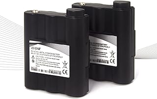 ROWSHEP (2-Pack) 6V 900mAh BATT5R AVP7 Ni-MH Rechargeable Battery Replacement for Midland GXT1000 GXT1050 GXT850 GXT900 GXT950 LXT210 GXT300 GXT550 GXT750 GXT795 Two-Way Radios