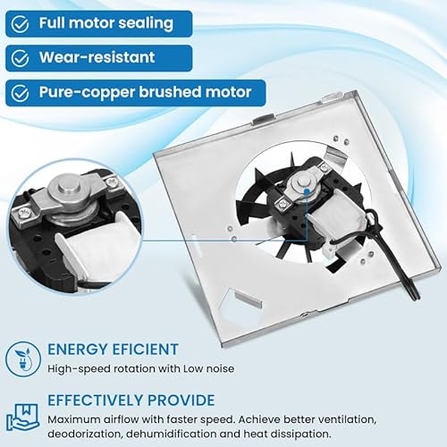 image for Knocokie 696N-R02 B Unit 50CFM Fan Compatible with Broan 688-K 688-J 6