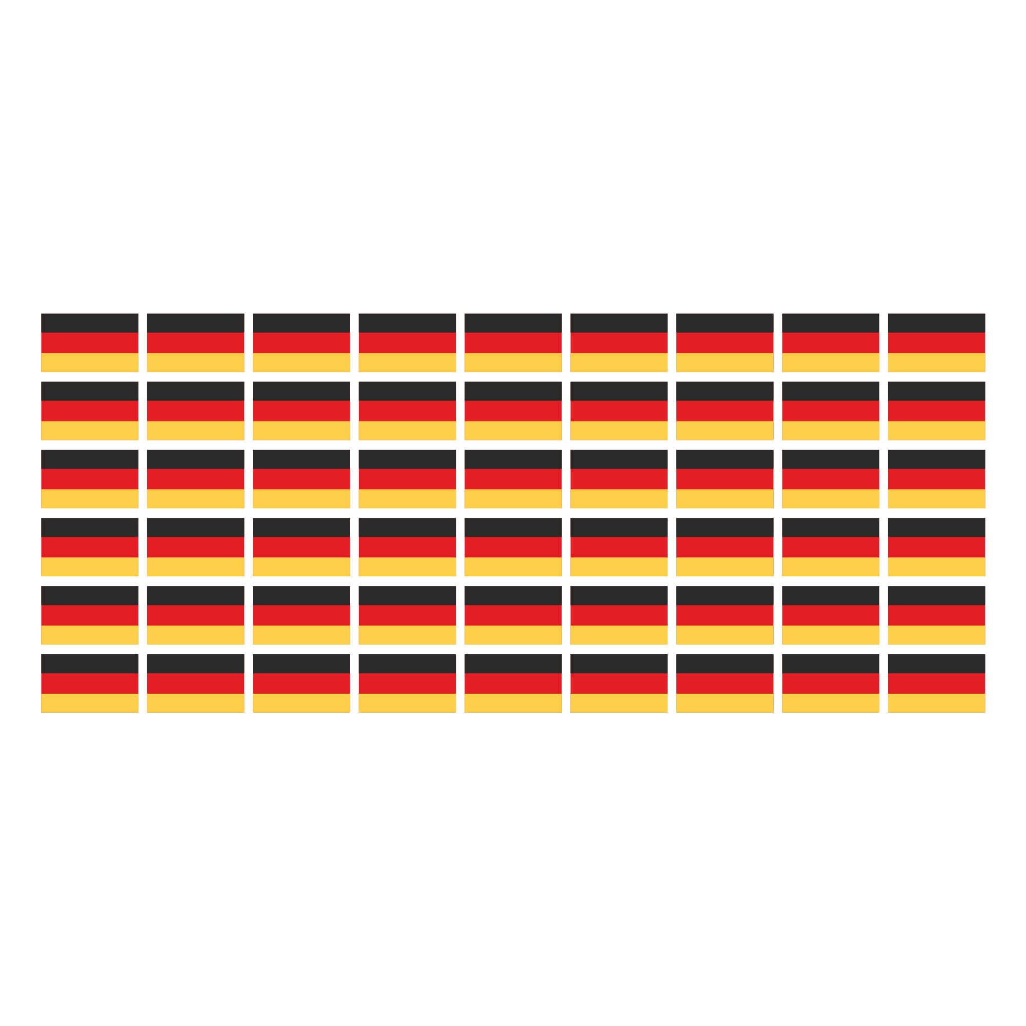 500 Autocollants Mini Drapeau Allemagne 1cm - Neuf Sans Marque - Fabriqué En France