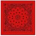 Rothco Trainmen Bandana, Red / Black