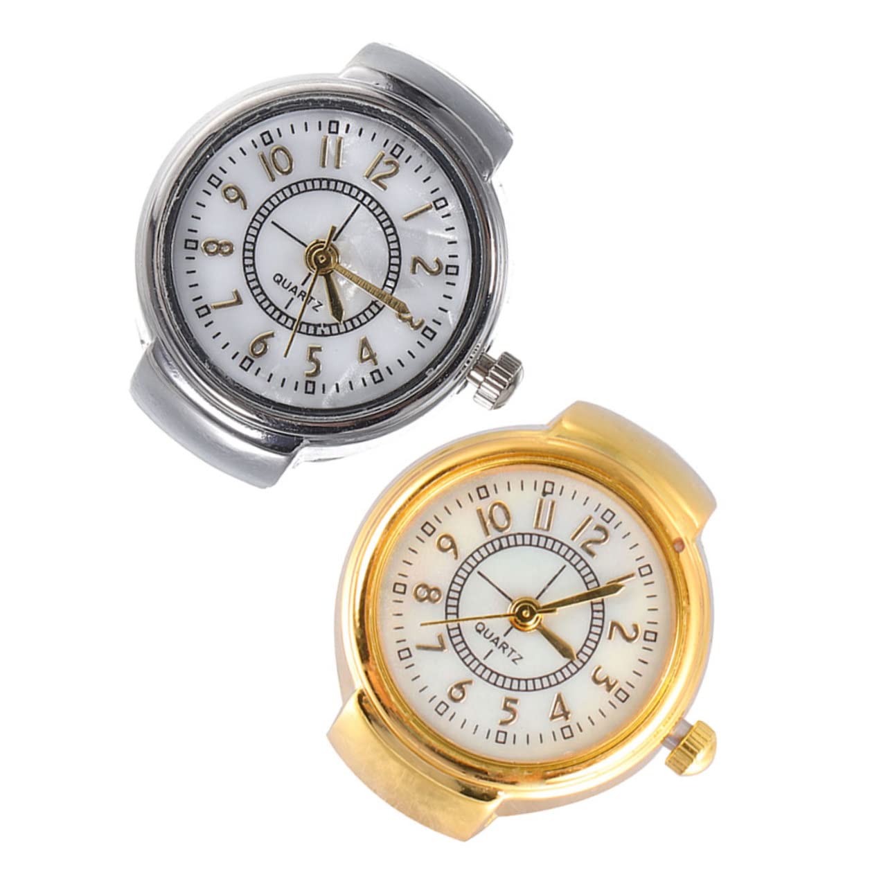 UKCOCO 5sets Finger Uhr Uhr Uhr Mädchen Finger Uhr Casual Uhr Legierung Uhr 2 Stücke * 5